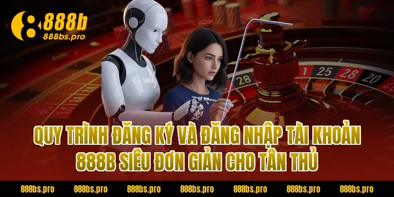 Quy trình đăng ký và đăng nhập tài khoản 888B siêu đơn giản cho tân thủ